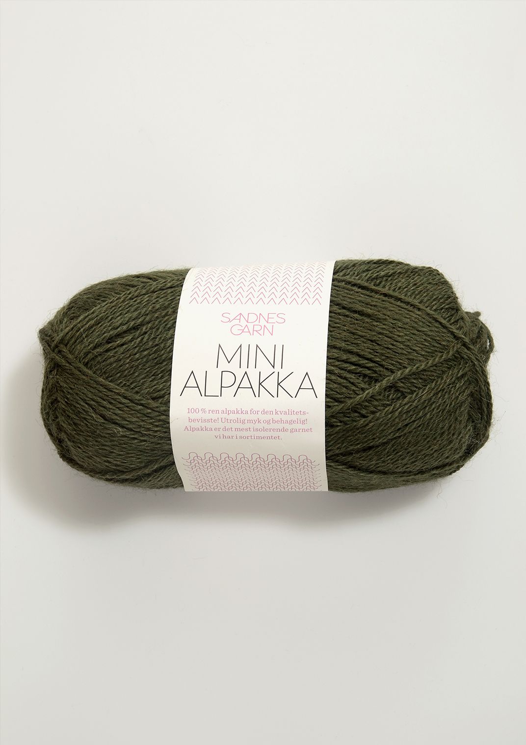 Garn Mini Alpakka 9573 Mosegrøn