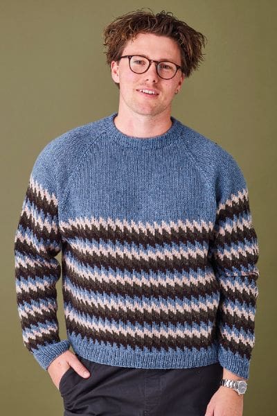 Zigzag sweater - VegaGarn