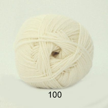 Bamboo Wool 100 Hvid