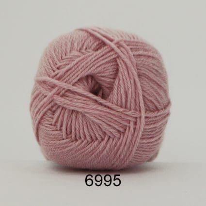Strømpegarn Bamboo Wool 6995 Rosa