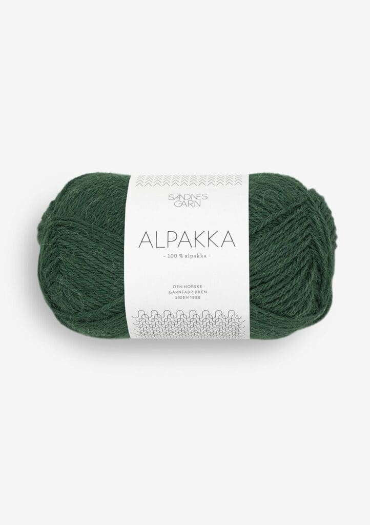 Garn Alpakka 8581 Dyb Skovgrøn
