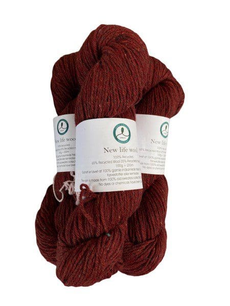 Garn New Life Wool 7080 Bordeaux