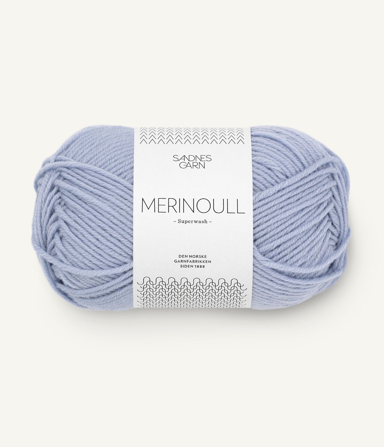 Garn Merinoull 5532 Blå Lavendel