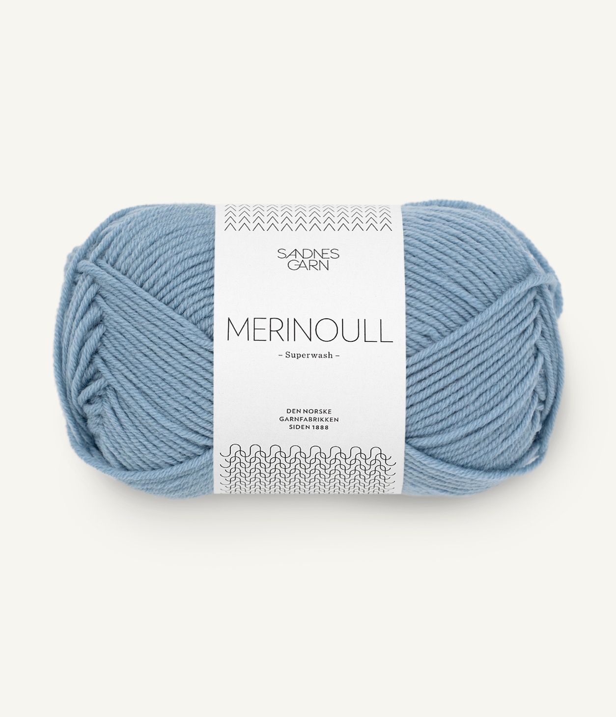 Garn Merinoull 6032 Blå Hortensia