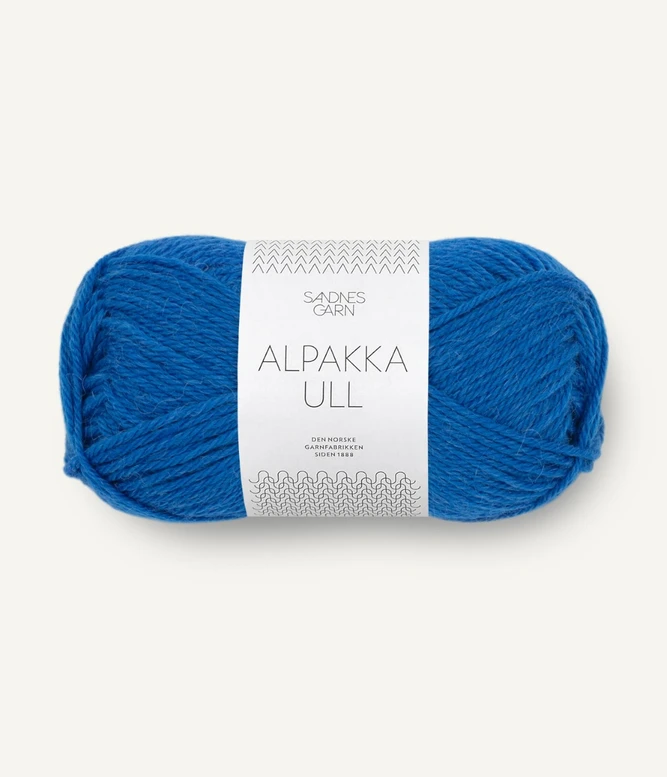 Garn Alpakka Ull 6046 Jolly Blue