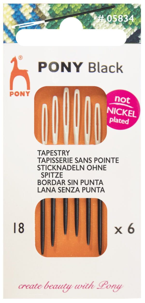 pony-black-nikkelfri-stramajnaale