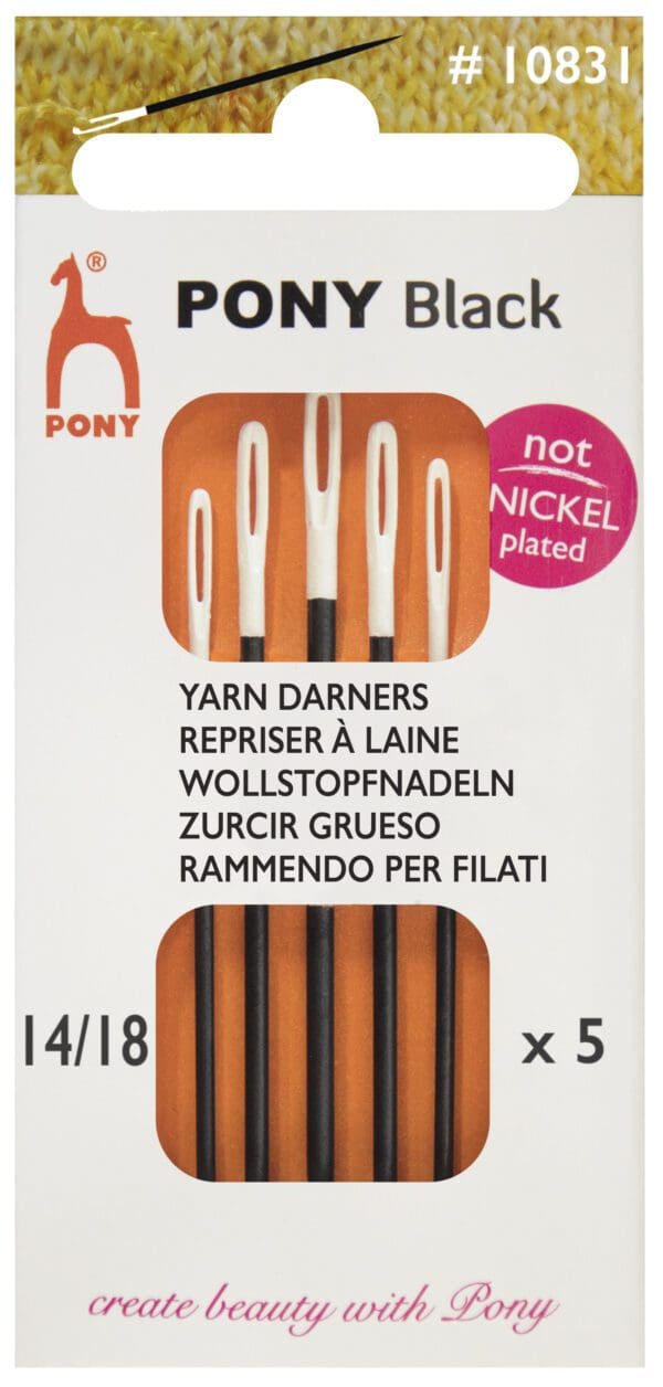 pony-black-nikkelfri-uldnaale