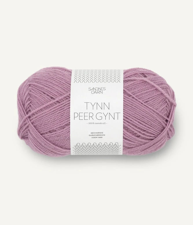 Garn Tynn Peer Gynt 4632 Rosa Lavendel
