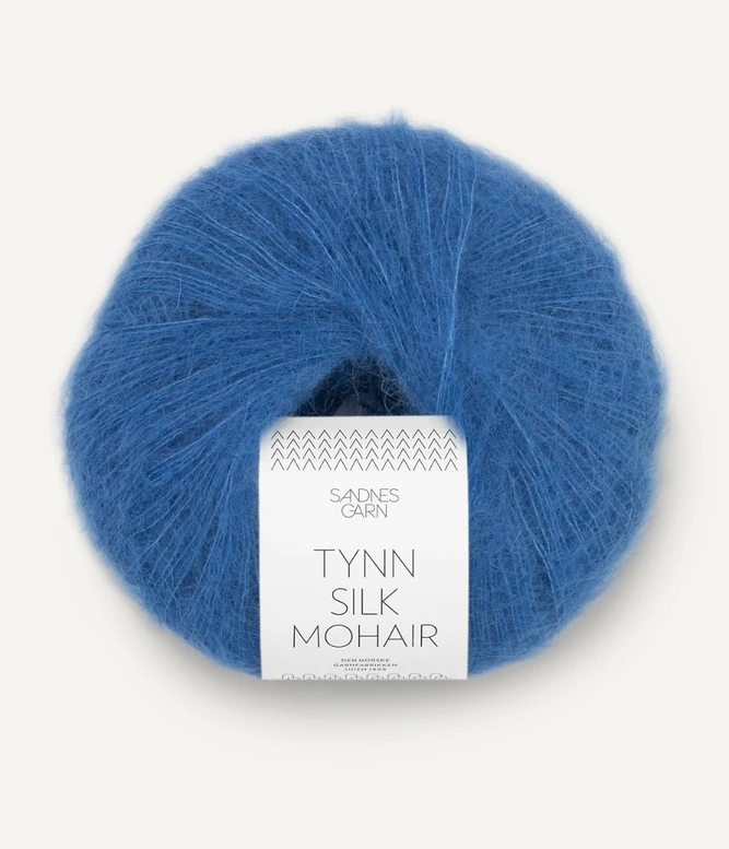 Garn Tynn Silk Mohair 6044 Regatta Blå