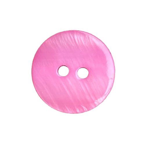 Plastikknap Pink 18 mm