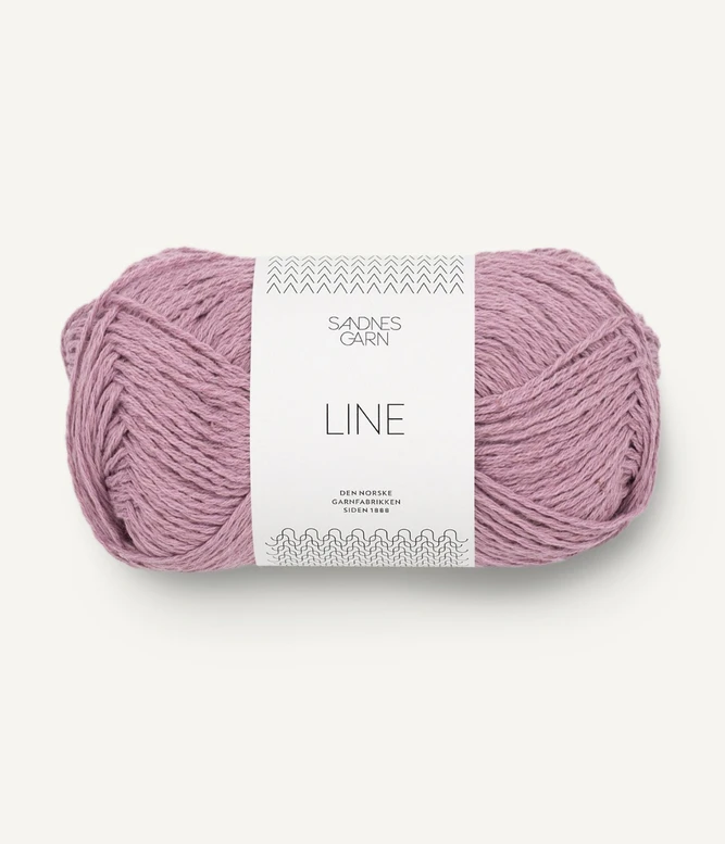 Garn Line 4632 Rosa Lavendel