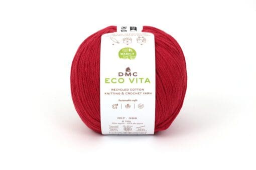 Garn Eco Vita 555 Rød