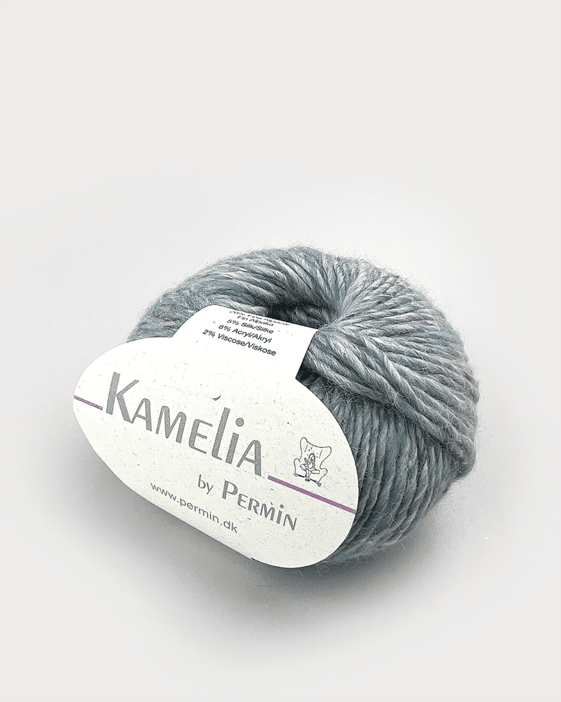 Garn Kamelia by Permin 880522 Lysegrå