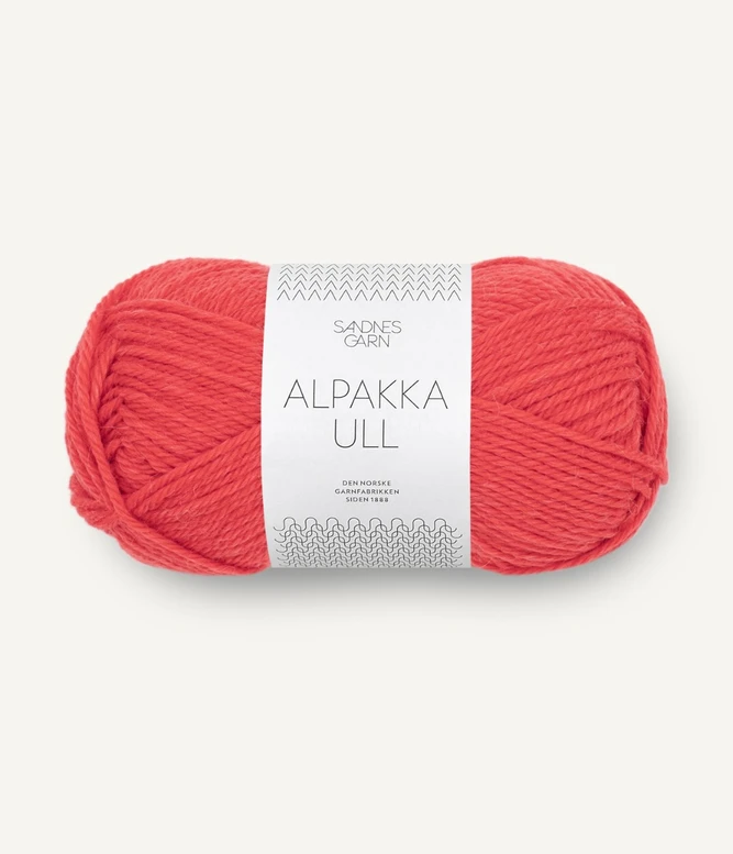 Garn Alpakka Ull 4008 Poppy