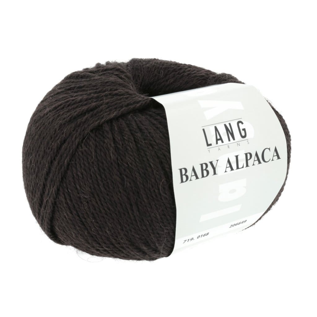 Garn Baby Alpaca 0168 Mørkebrun