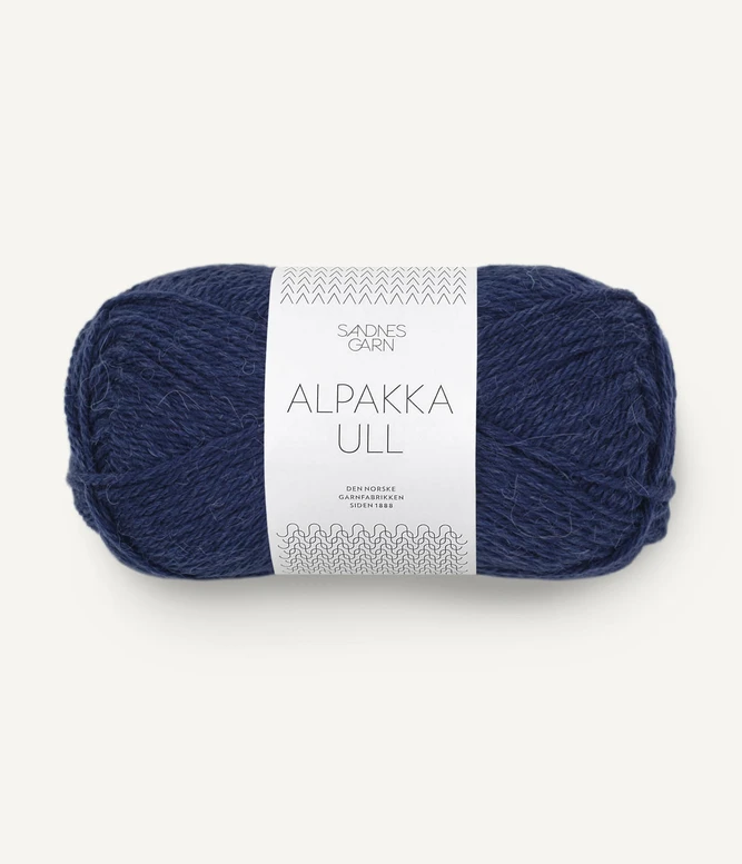 Garn Alpakka Ull 5575 Marine