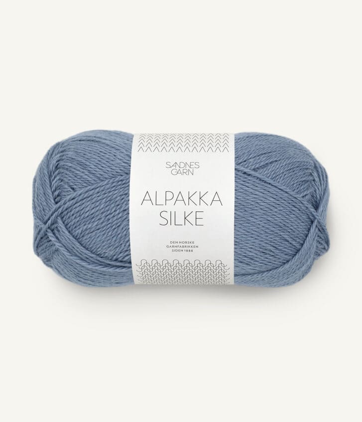 Garn Alpakka Silke 6052 Jeans Blå