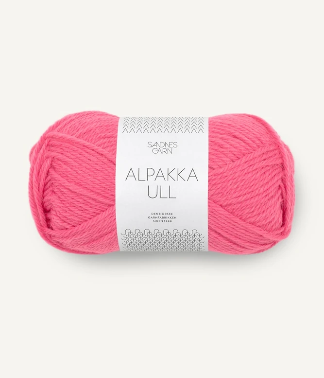 Garn Alpakka Ull 4315 Bubblegum Pink