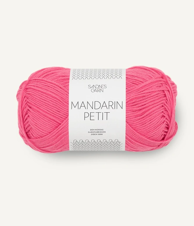 Garn Mandarin Petit 4315 Bubblegum Pink
