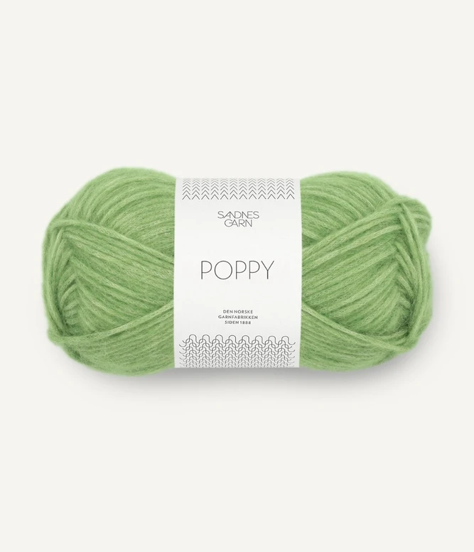 Garn Poppy 8733 Spring Green