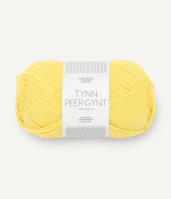 Garn Tynn Peer Gynt 9004 Lemon