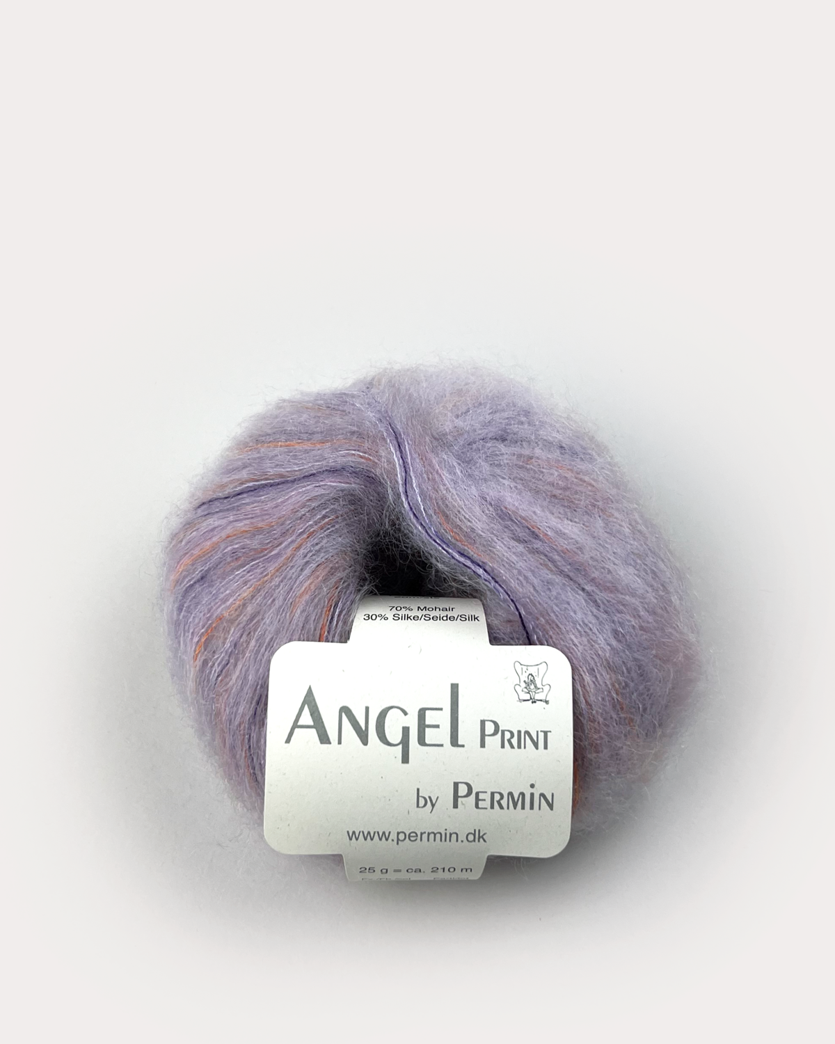 Mohairgarn Angel Print 884767 Lavendel