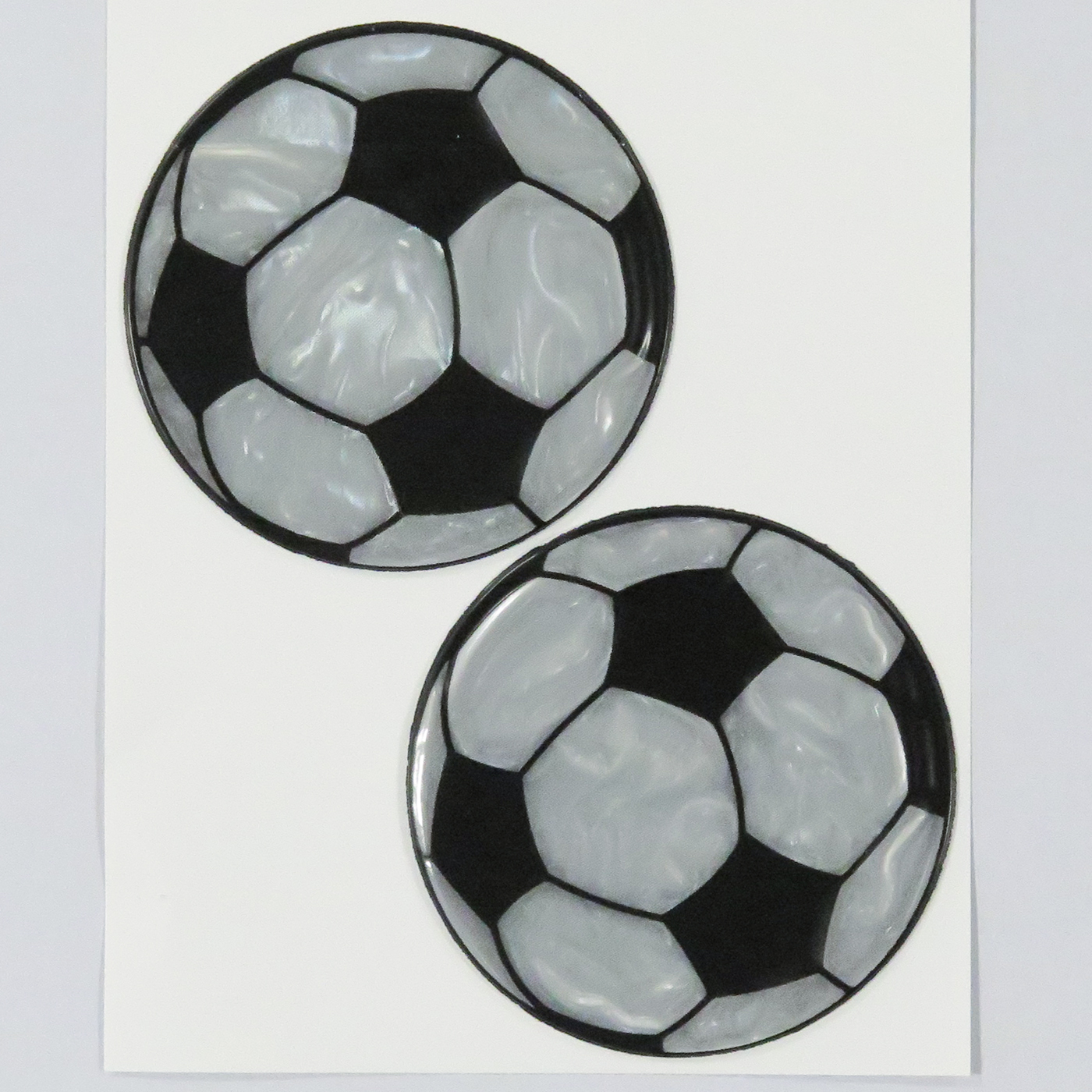 Refleksmærker med fodbolde