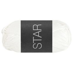 8/8 bomuldsgarn råhvid