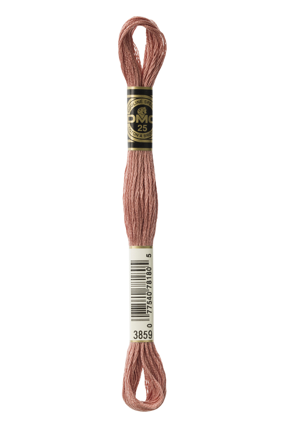 Broderigarn Mouline Spécial 25 "Amagergarn" farve 3859 Terracotta