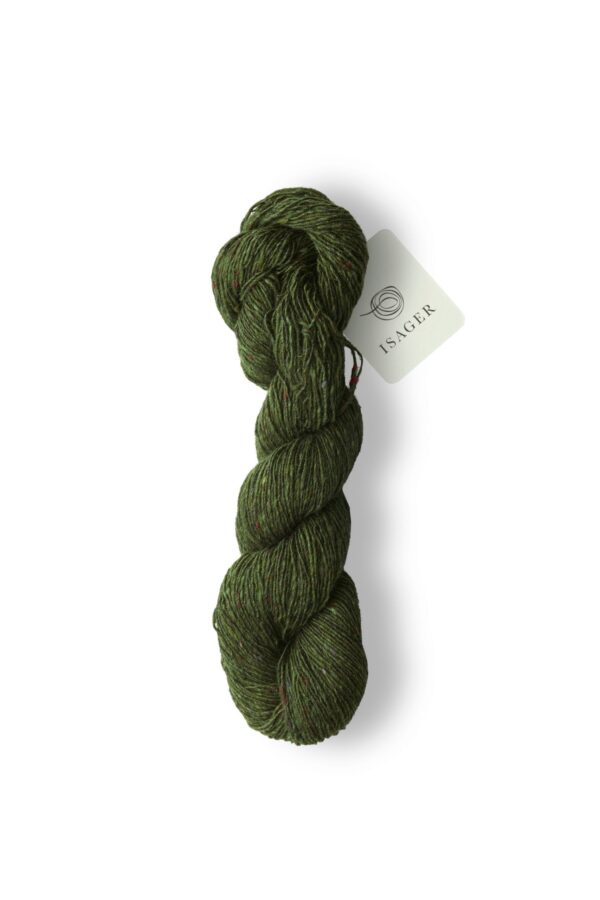 isager-tweed-bottle-green