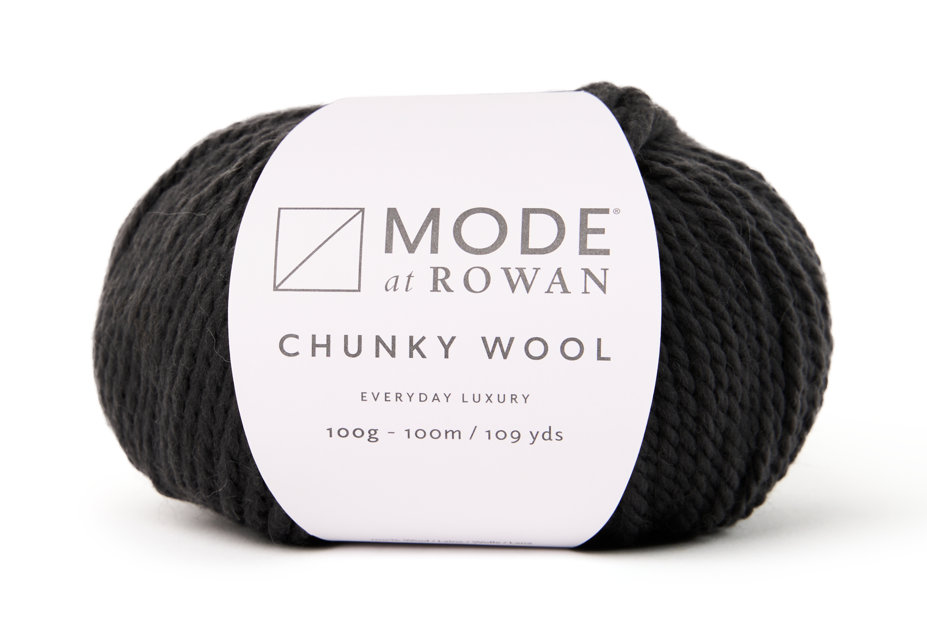 Garn Chunky Wool 010 Smoke