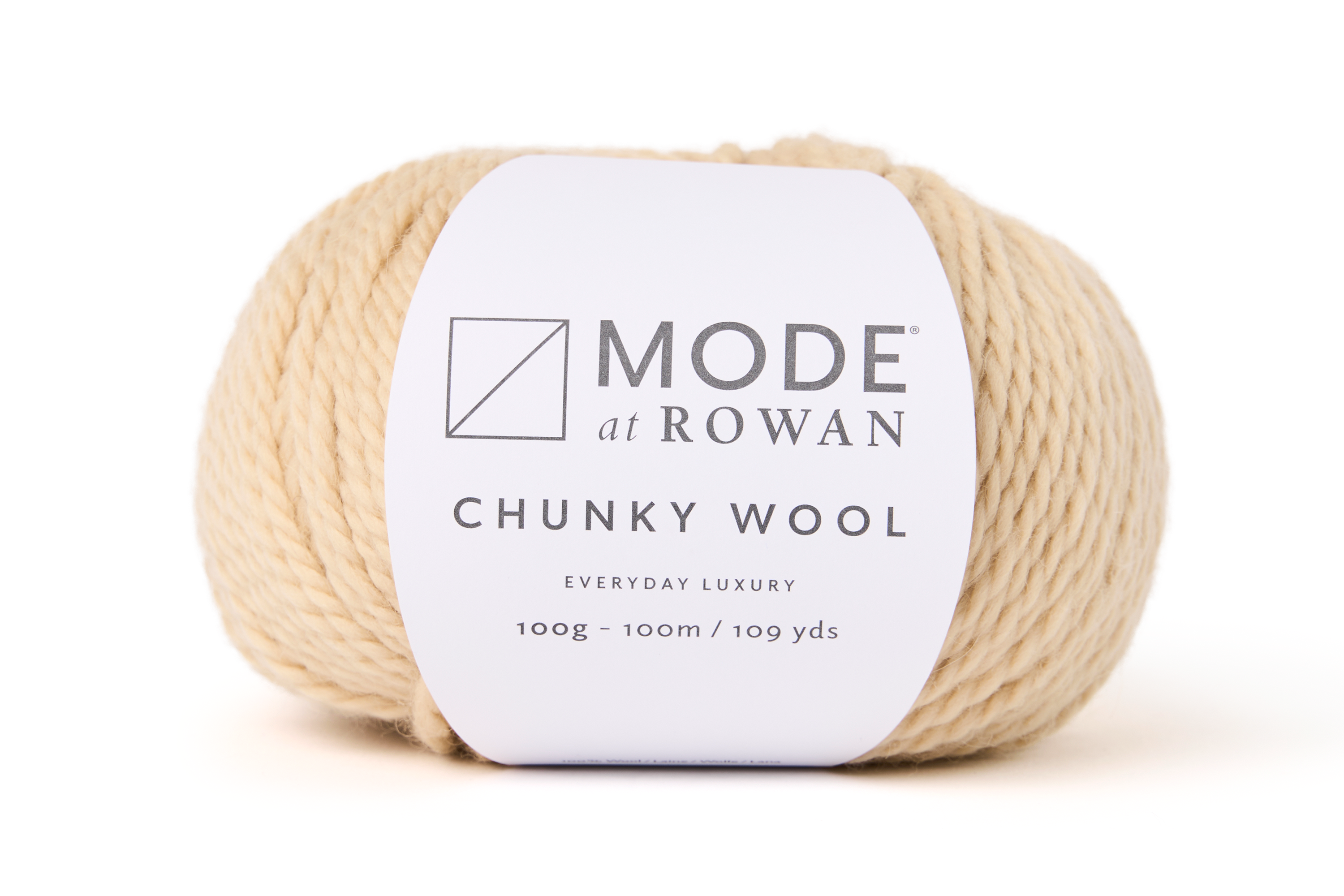 Garn Chunky Wool 015 Vanilla