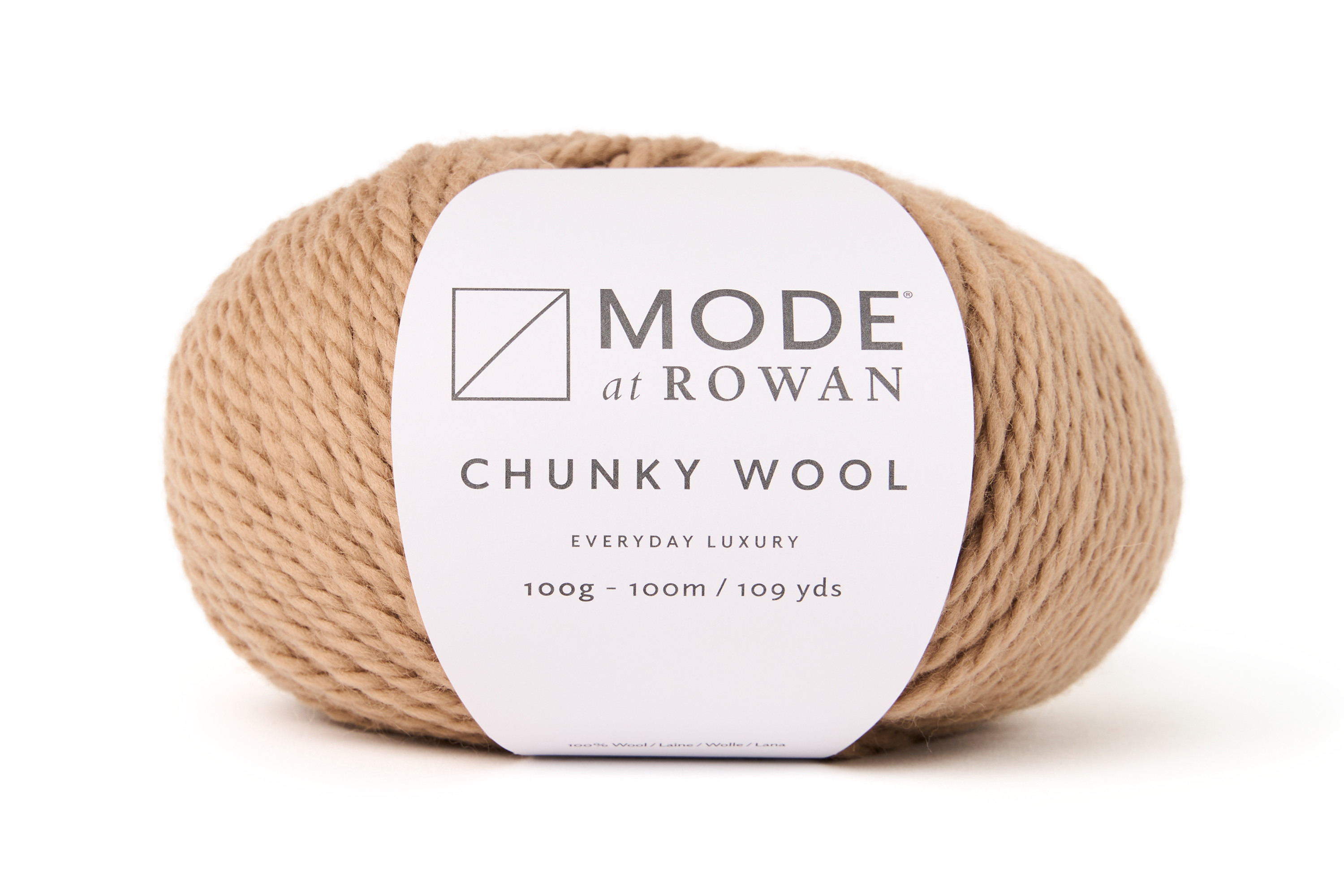 Garn Chunky Wool 016 Cappuccino