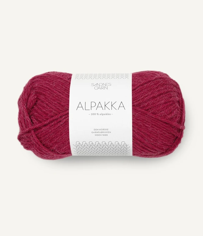 Garn Alpakka 4255 Rumba Red