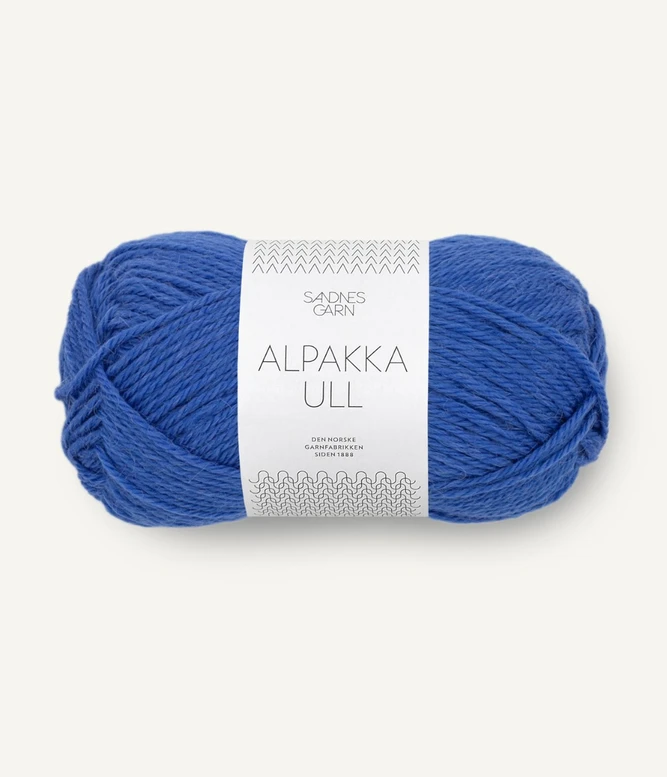 Garn Alpakka Ull 5845 Dazzling Blue