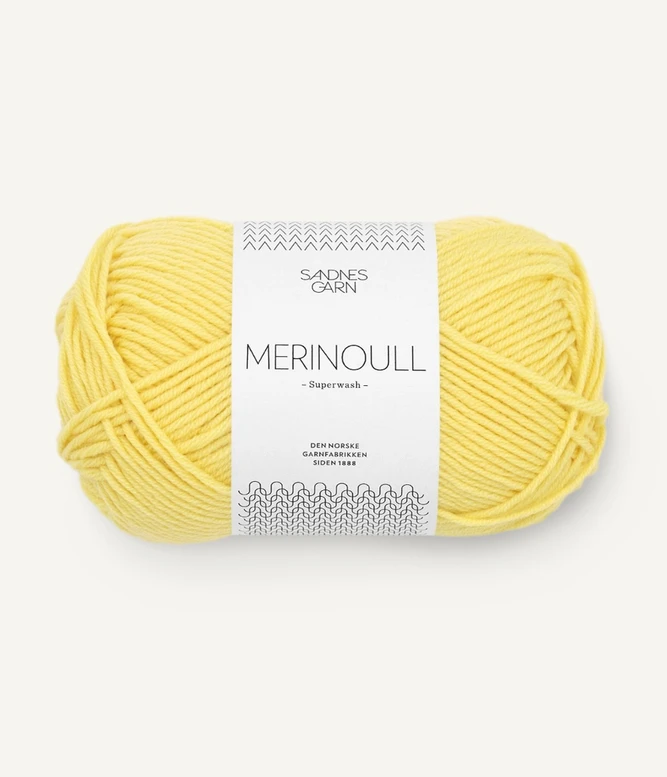 Garn Merinoull 9004 Lemon