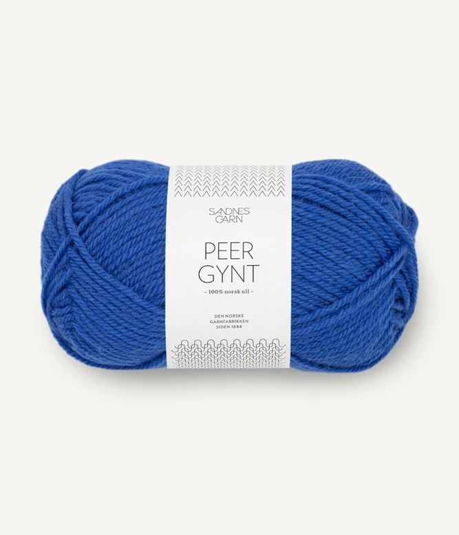 Garn Peer Gynt 5845 Dazzling Blue