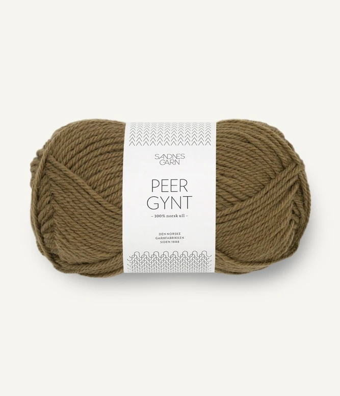 Garn Peer Gynt 9873 Dark Olive