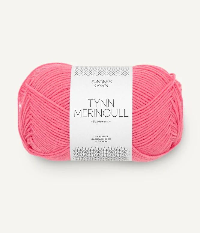 Garn Tynn Merinoull 4315 Bubblegum Pink