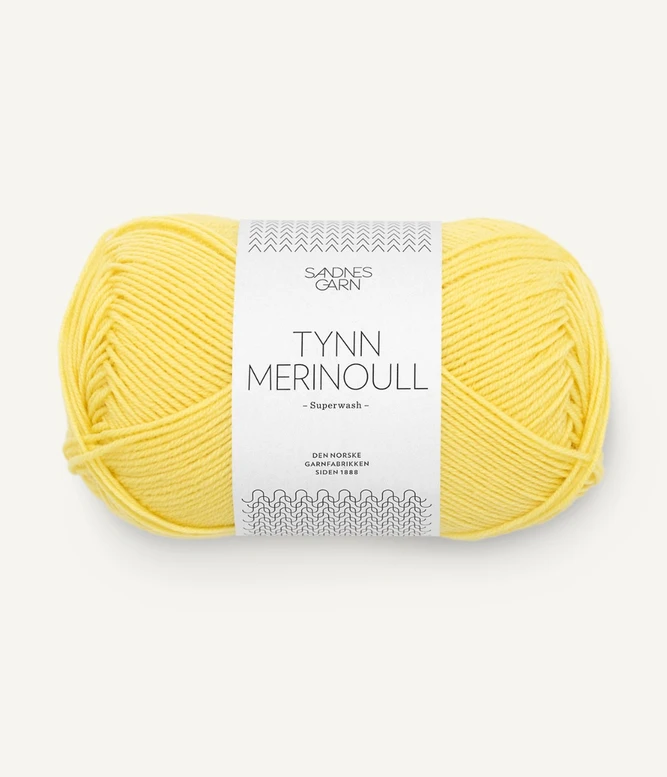 Garn Tynn Merinoull 9004 Lemon