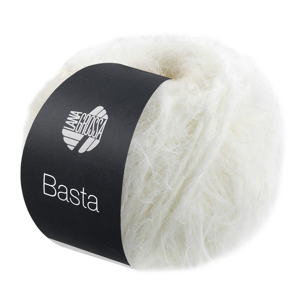 Fake fur Basta 001 Råhvid