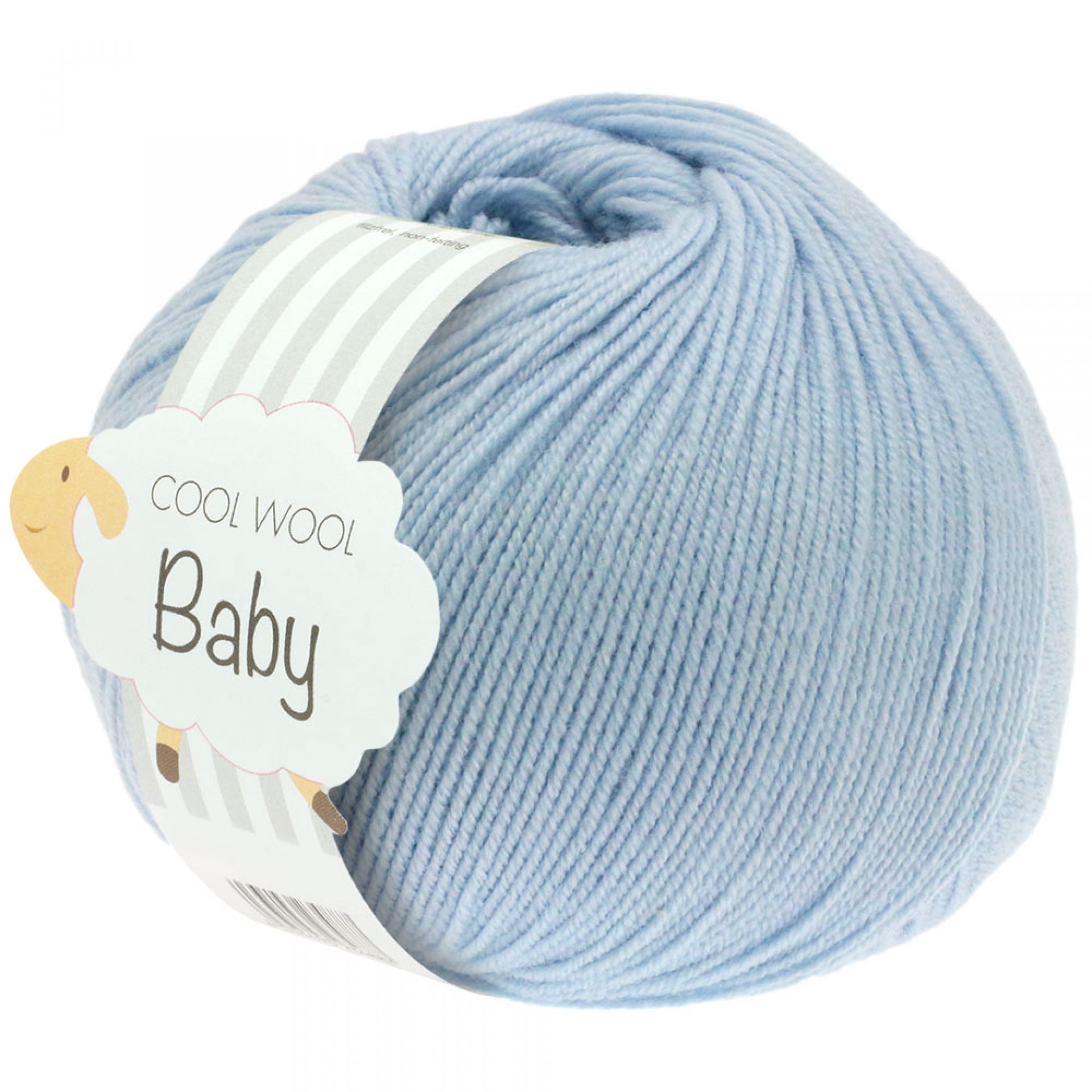 Garn Cool Wool Baby 208 Lyseblå