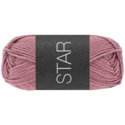 Tykt bomuldsgarn til bøllehat Star 115 Gammelrosa