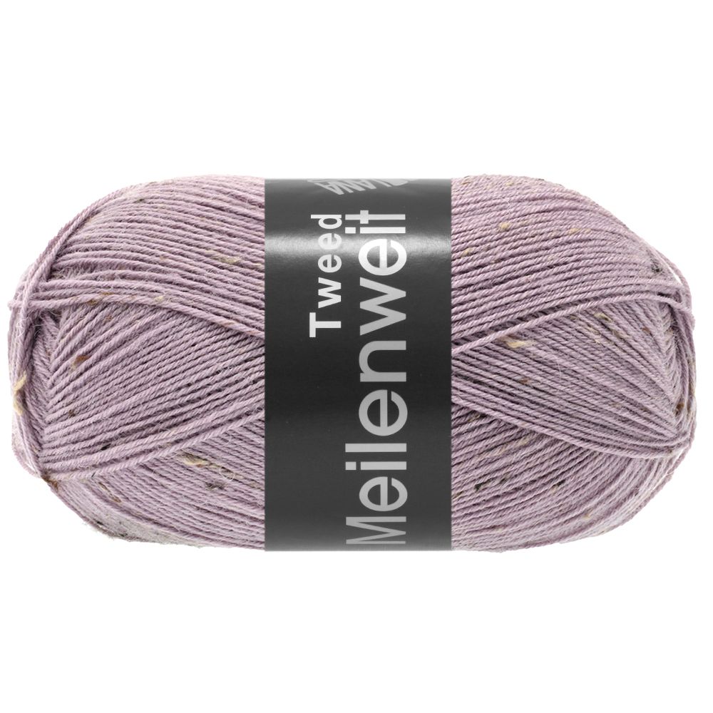 Garn Tweed 170 Mauve - Strømpegarn