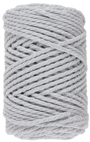 Garn Macrame 8 003 Lys Grå