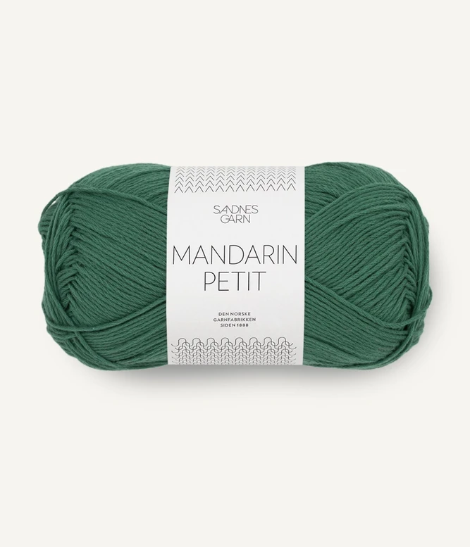 Bomuldsgarn Mandarin Petit 8052 Mørk Grøn