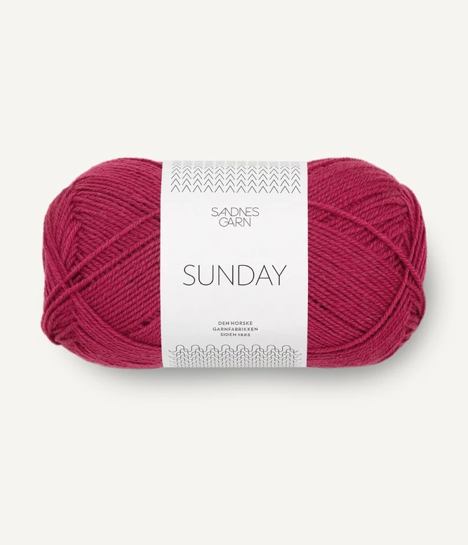 Garn Sunday 4255 Rumba Red