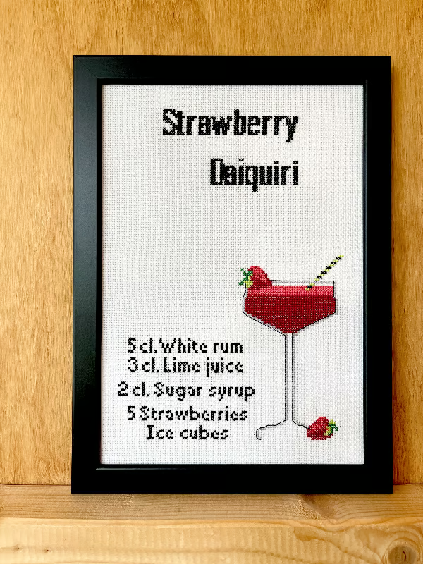 Strawberry Daiquiri - broderikit