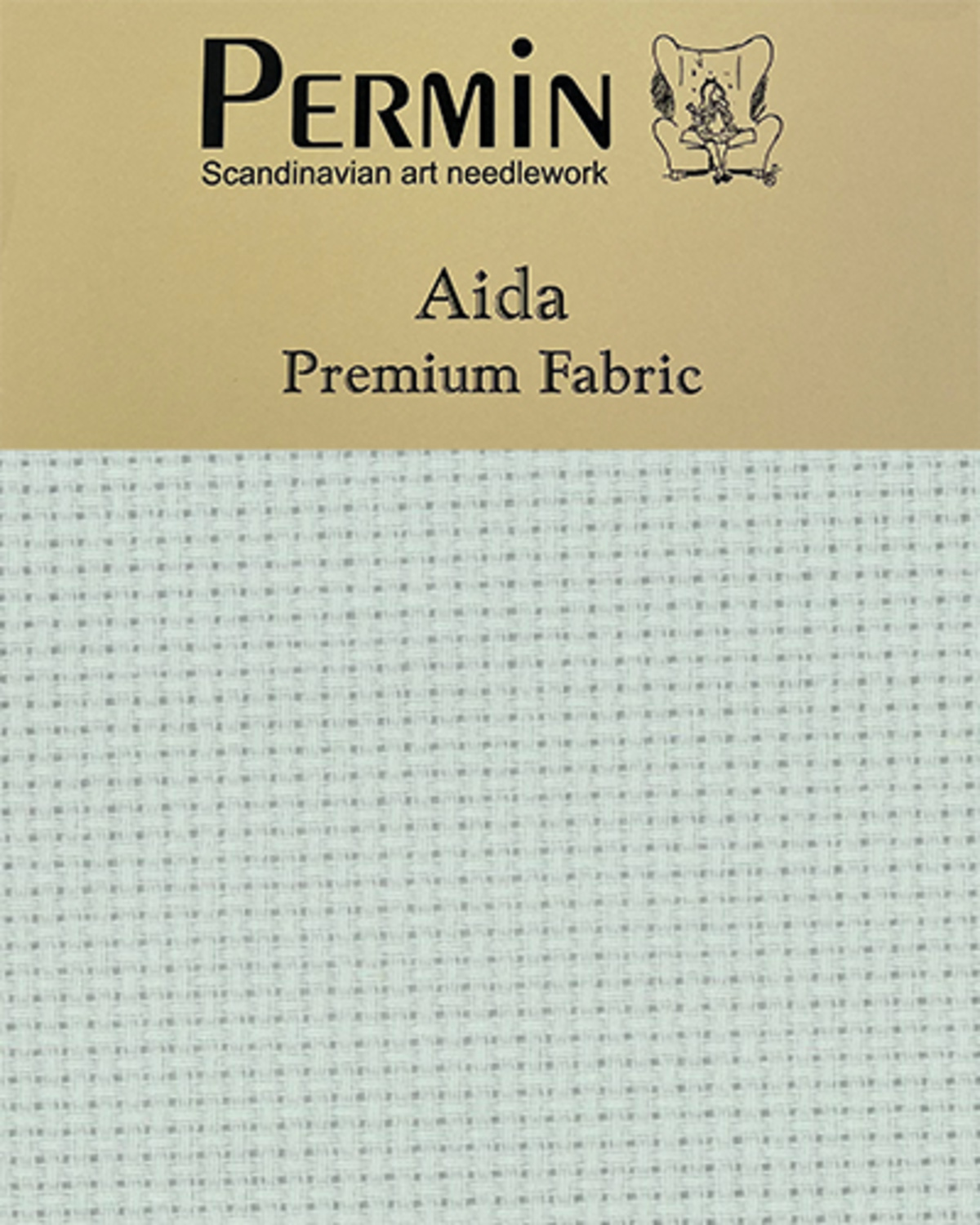 Broderistof aida i farver Precut broderistof Aida 5,4 tr. Star Sapphine