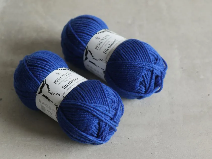 Garn Peruvian Highland Wool 337 Bright Cobalt